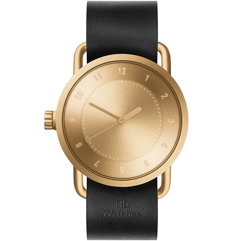 TID No.1 Gold Dial / Tan Leather Strap / Gold Buckle