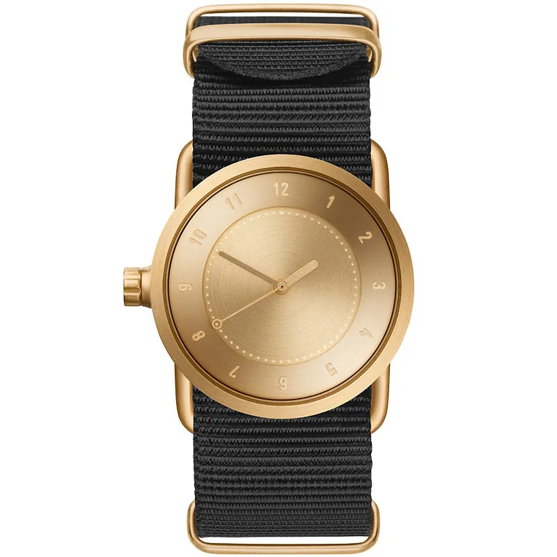TID No.1 Gold Dial / Tan Leather Strap / Gold Buckle