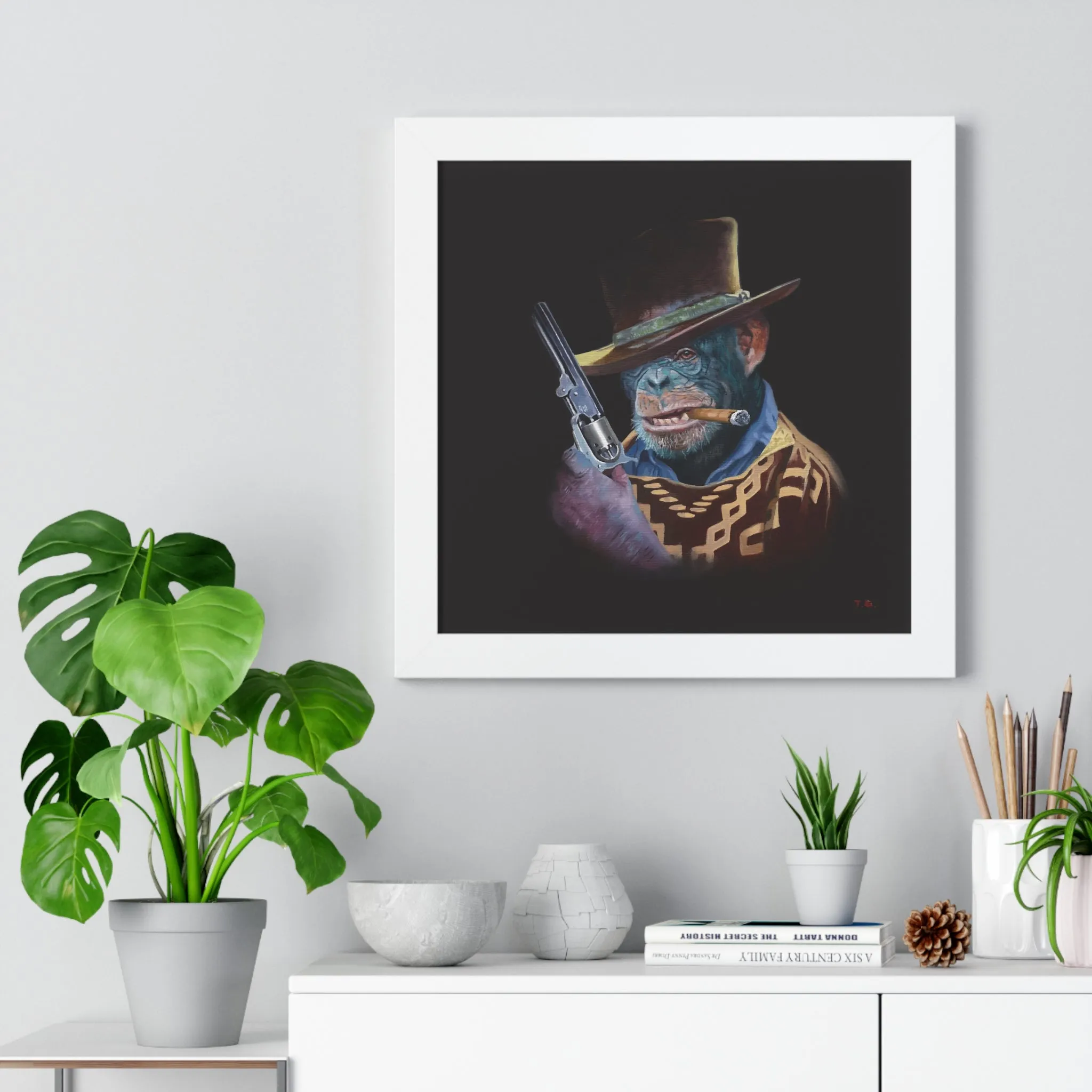 Tony South: "Drifter" Framed Poster