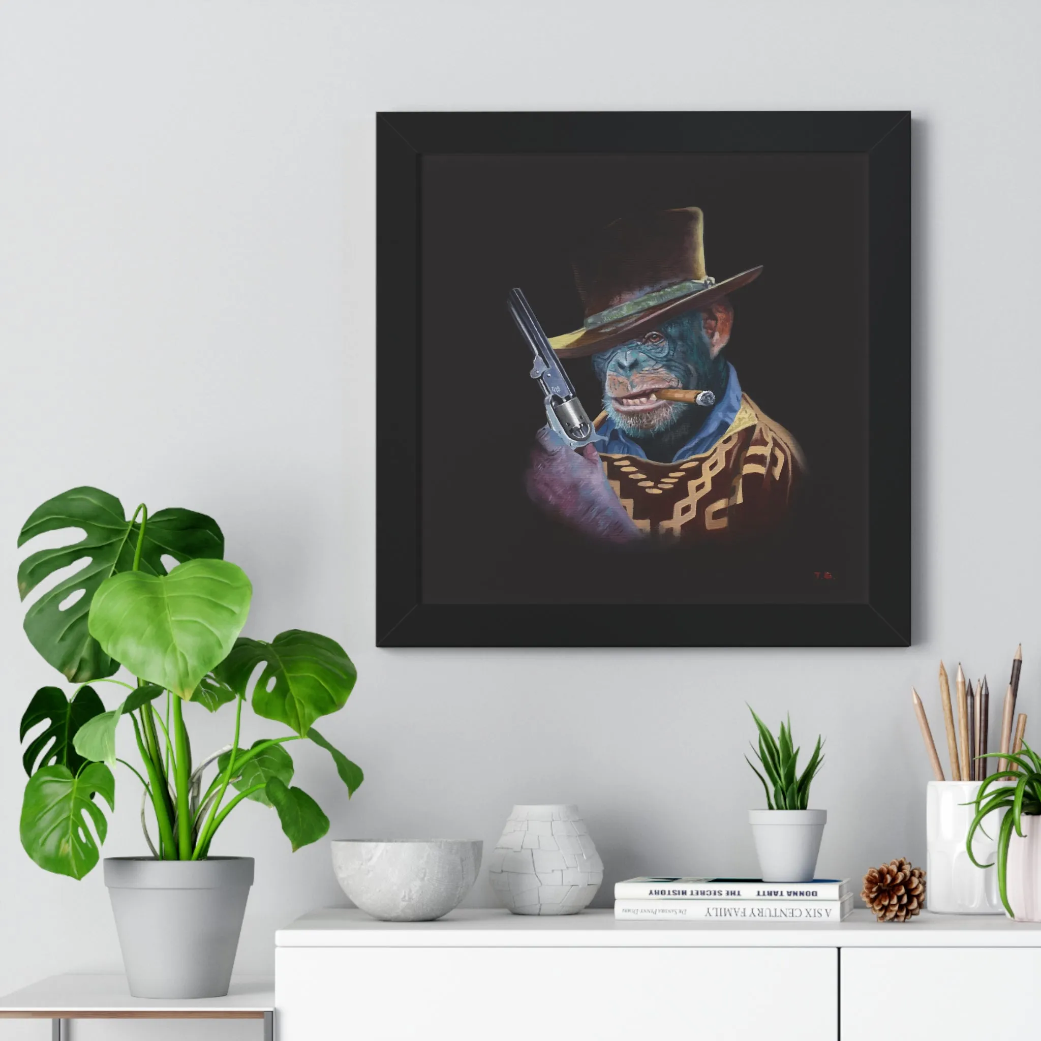Tony South: "Drifter" Framed Poster