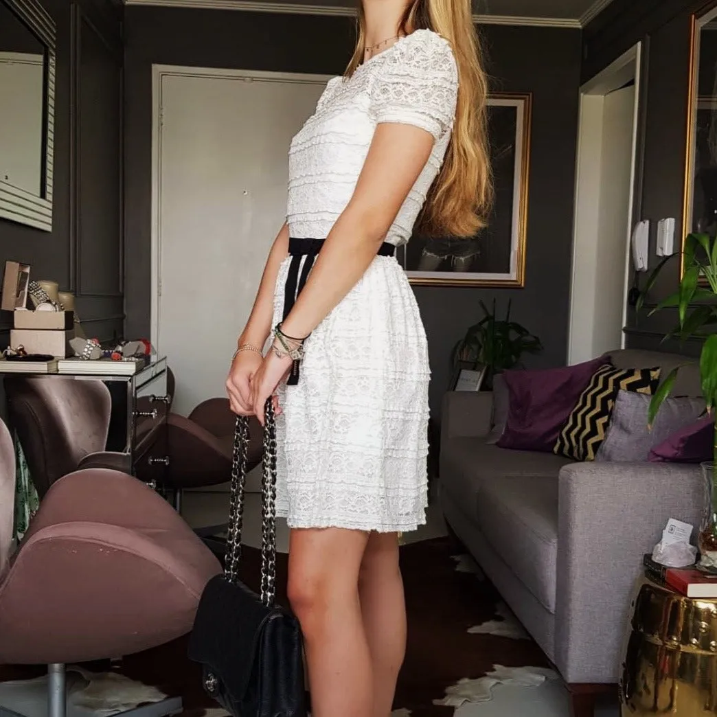 Vestido Red Valentino Renda Branco