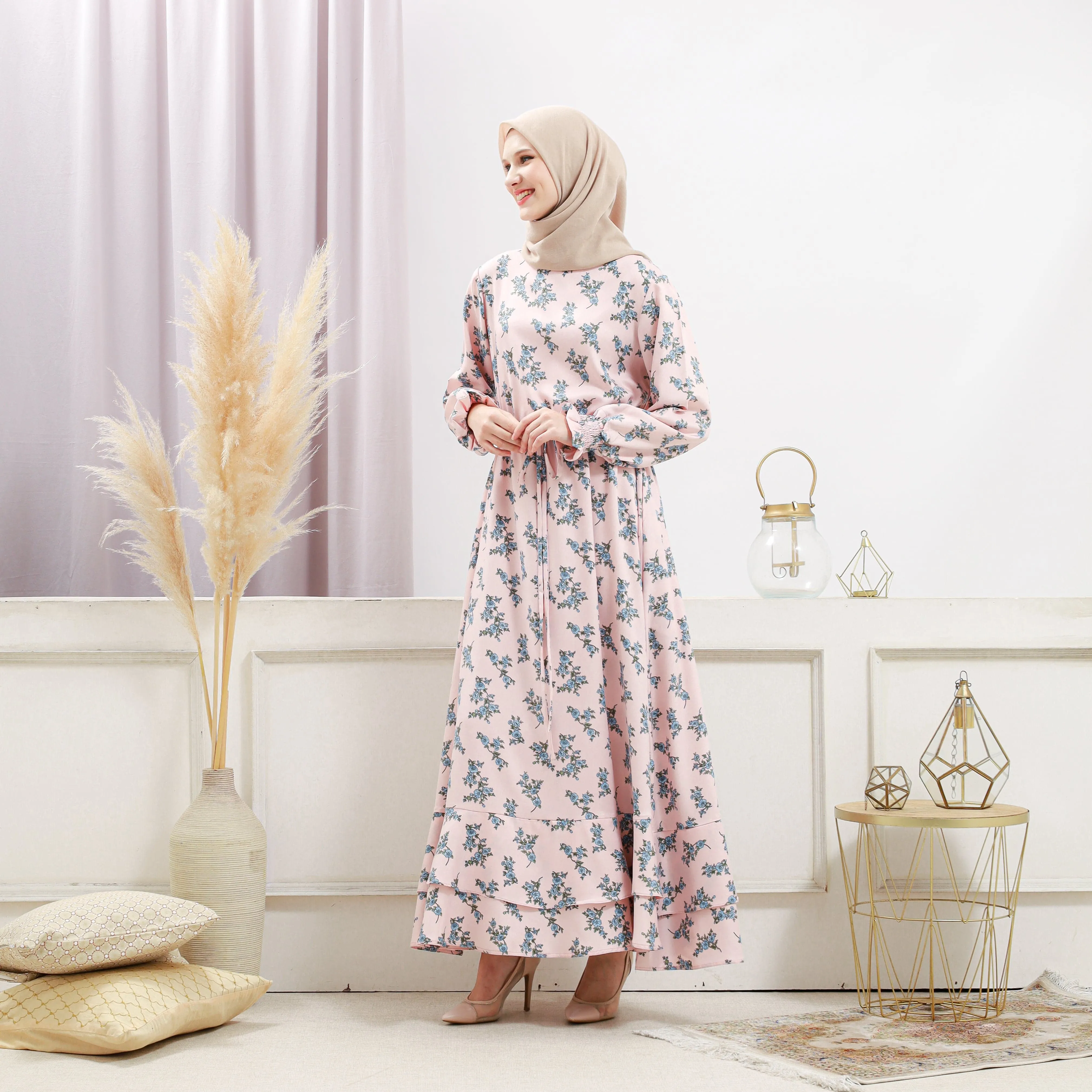 Women's Pearl Floral Dress