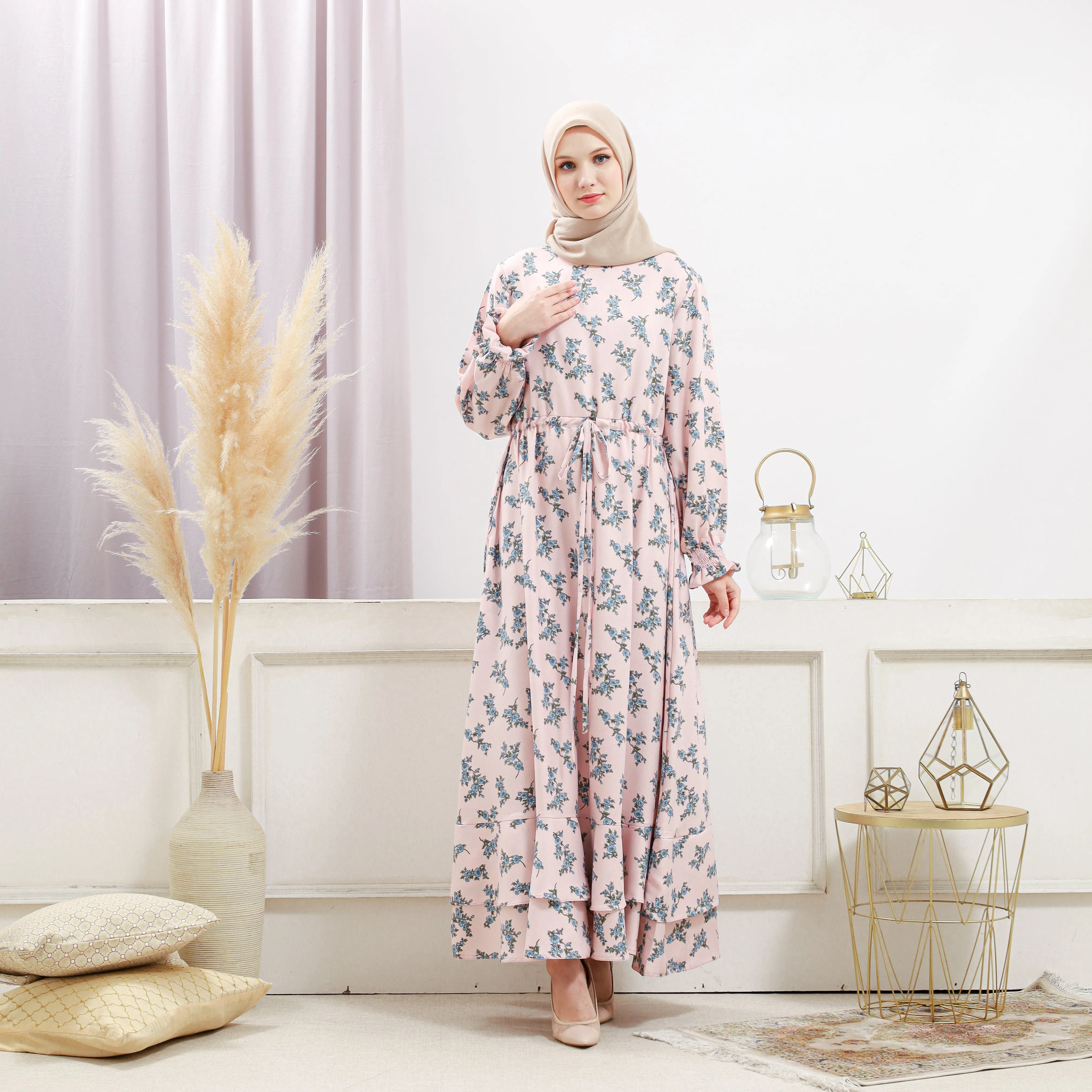 Women's Pearl Floral Dress