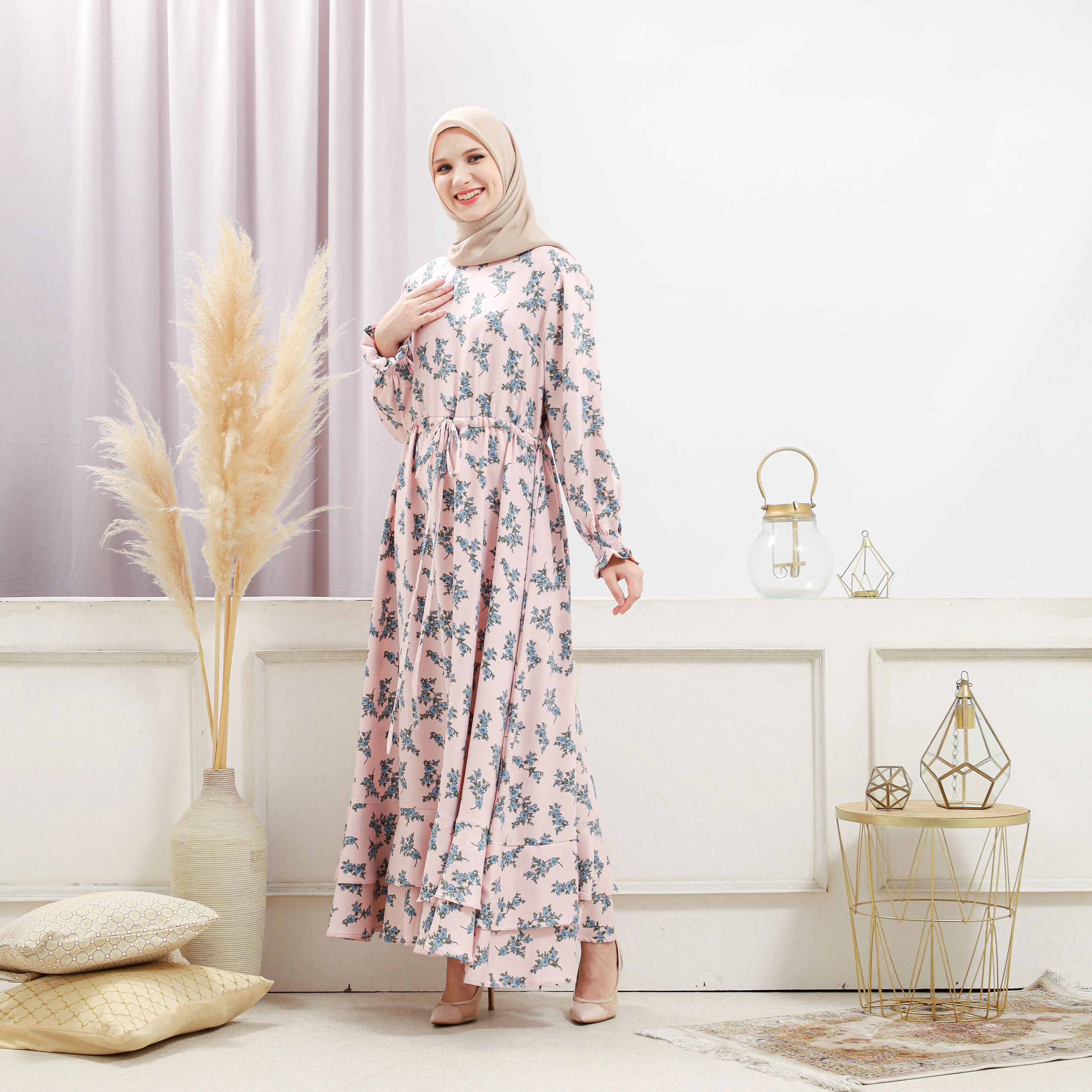 Women's Pearl Floral Dress