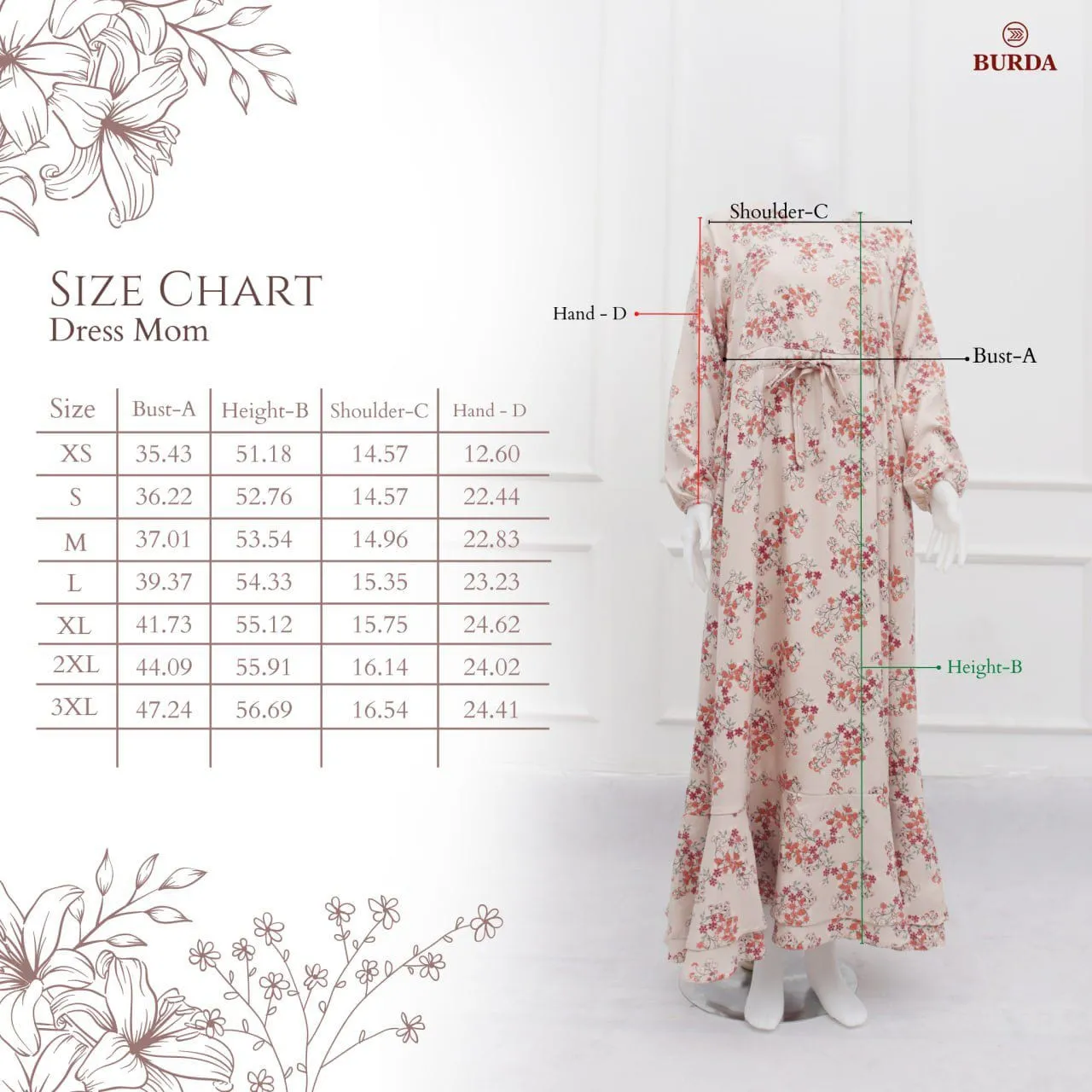 Women's Pearl Floral Dress