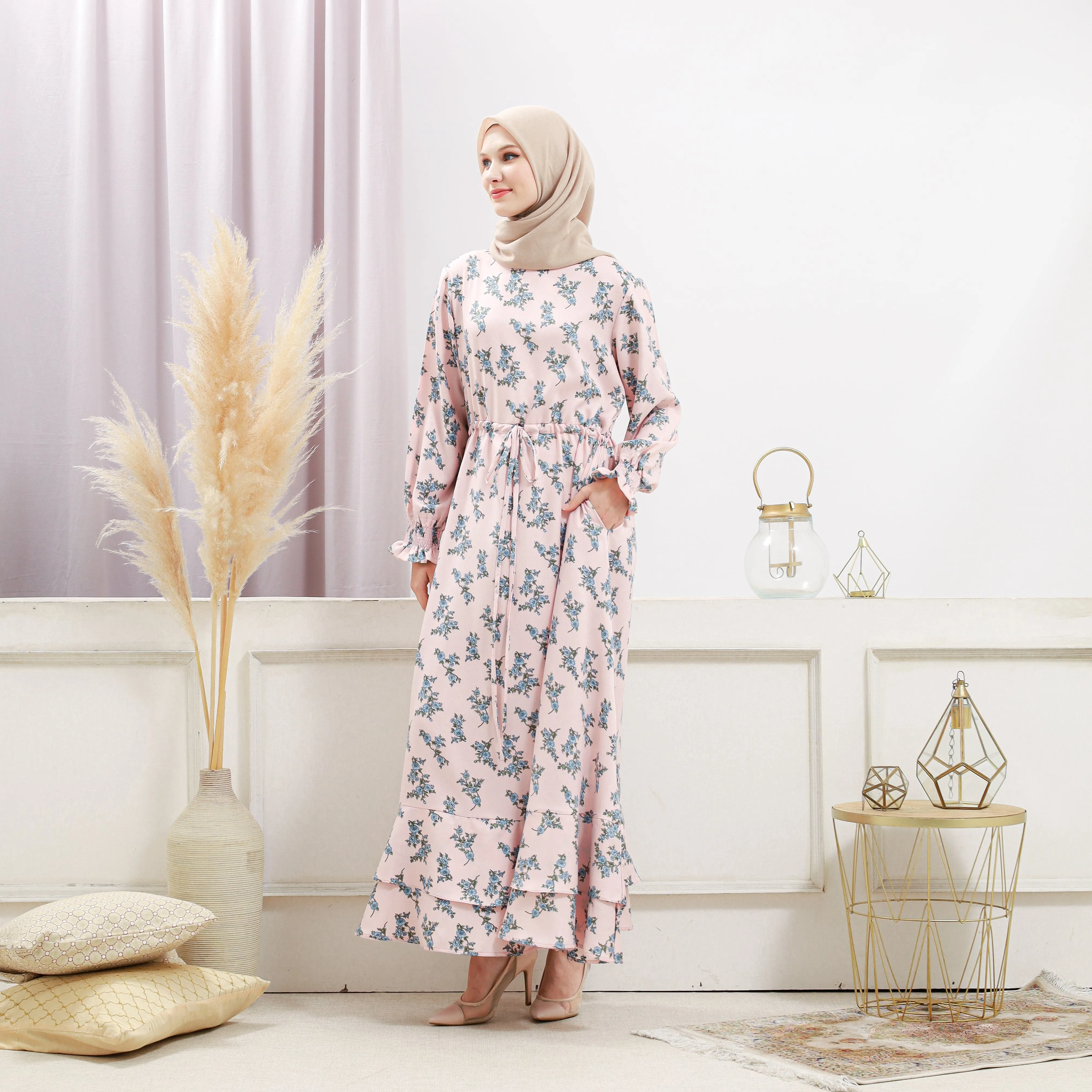 Women's Pearl Floral Dress