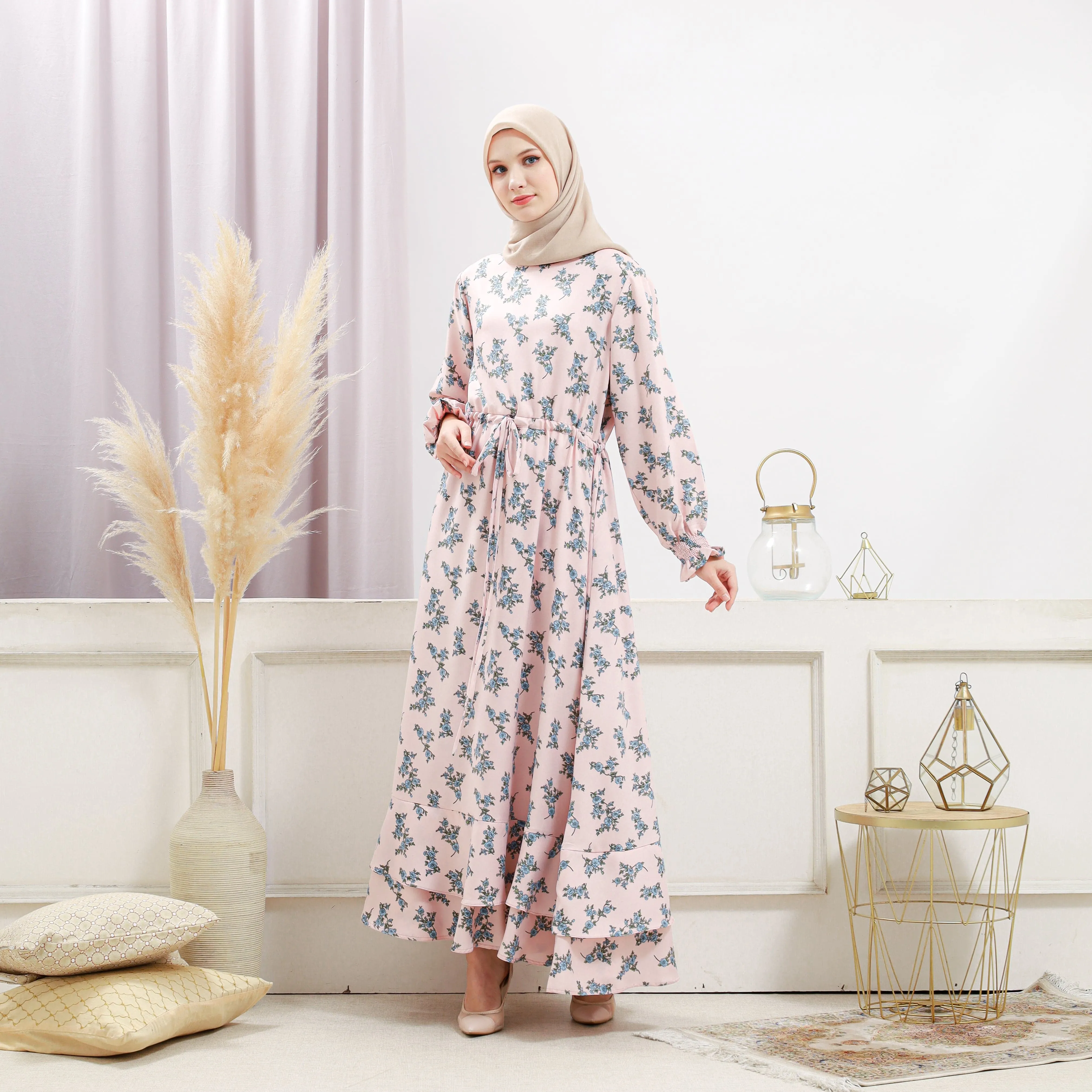 Women's Pearl Floral Dress