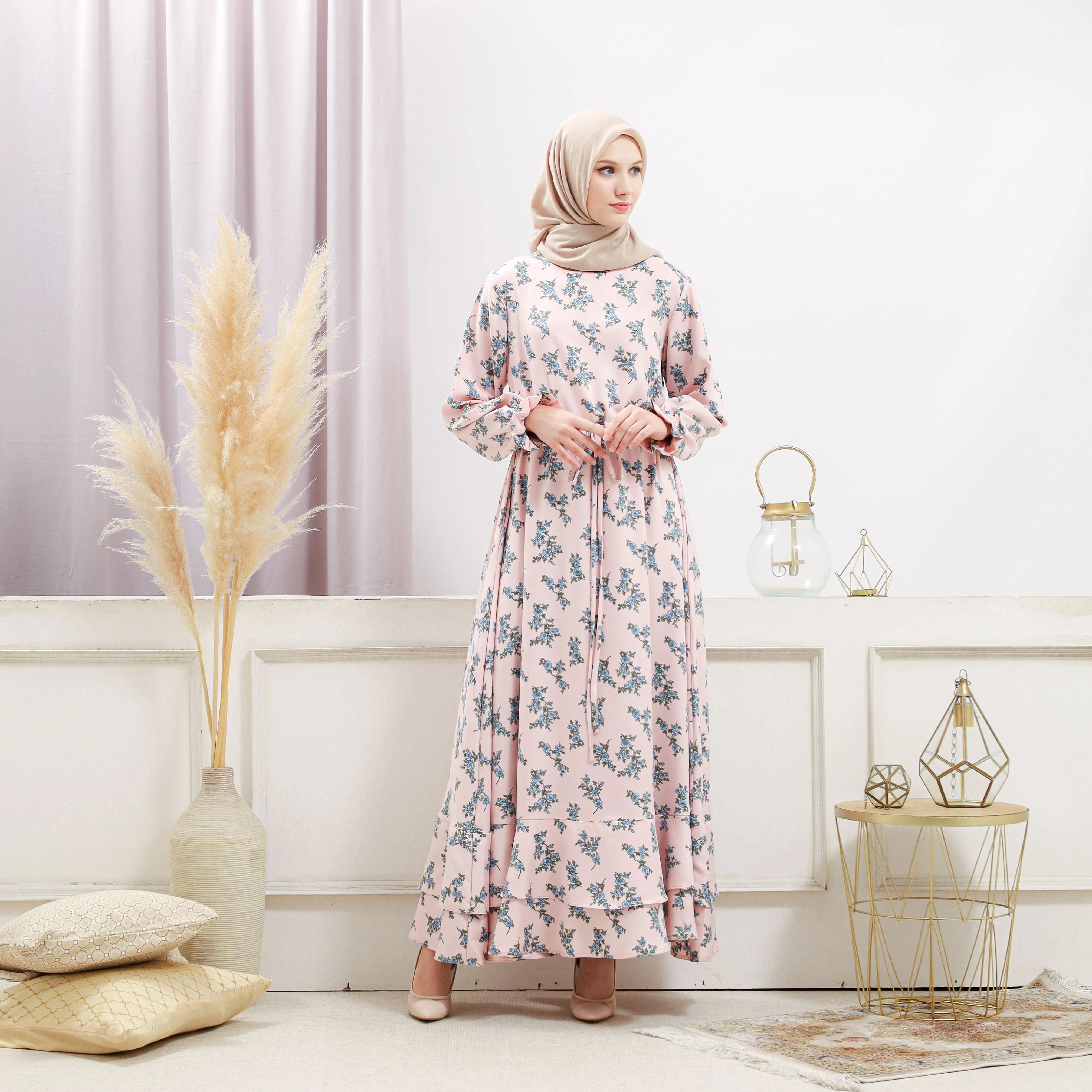 Women's Pearl Floral Dress