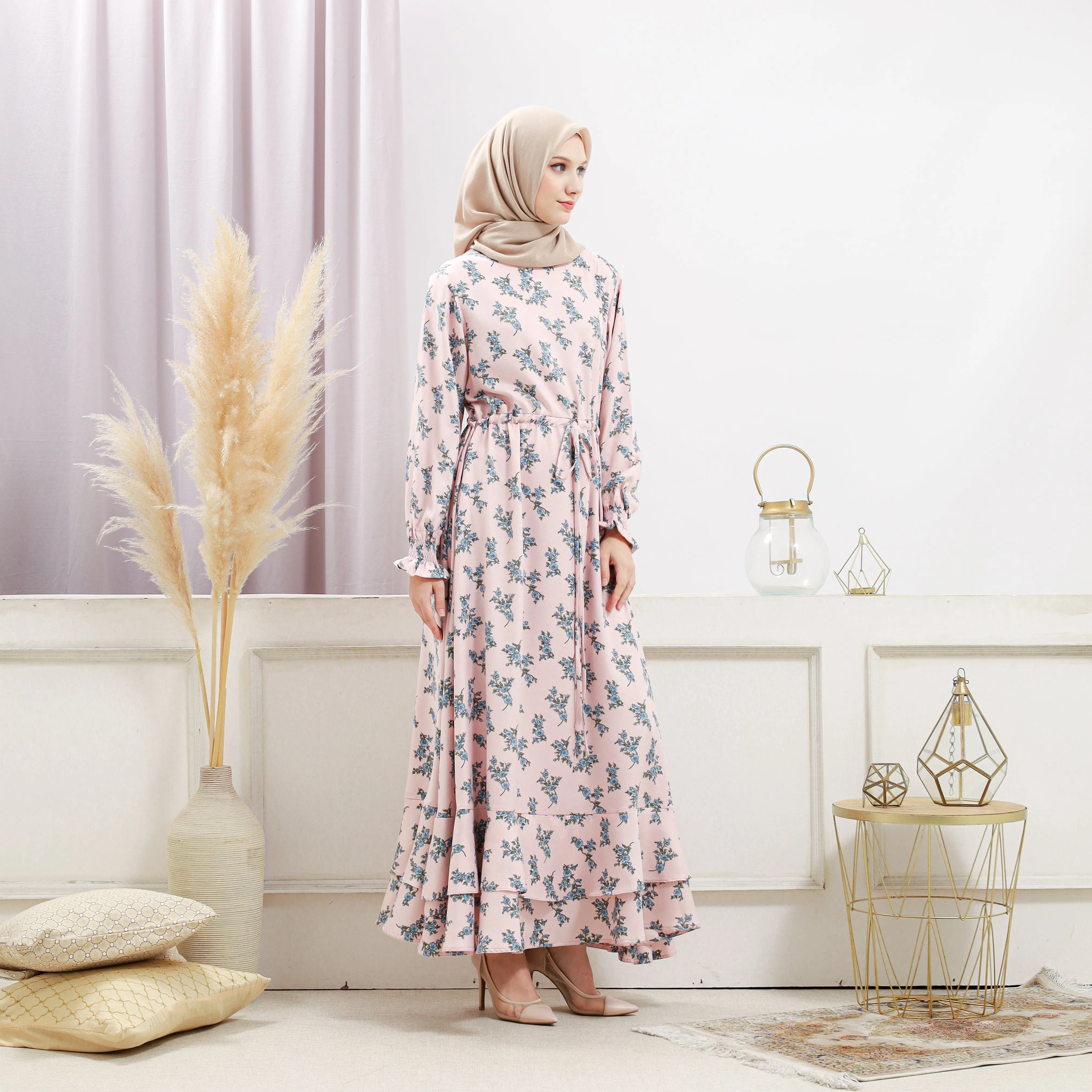 Women's Pearl Floral Dress