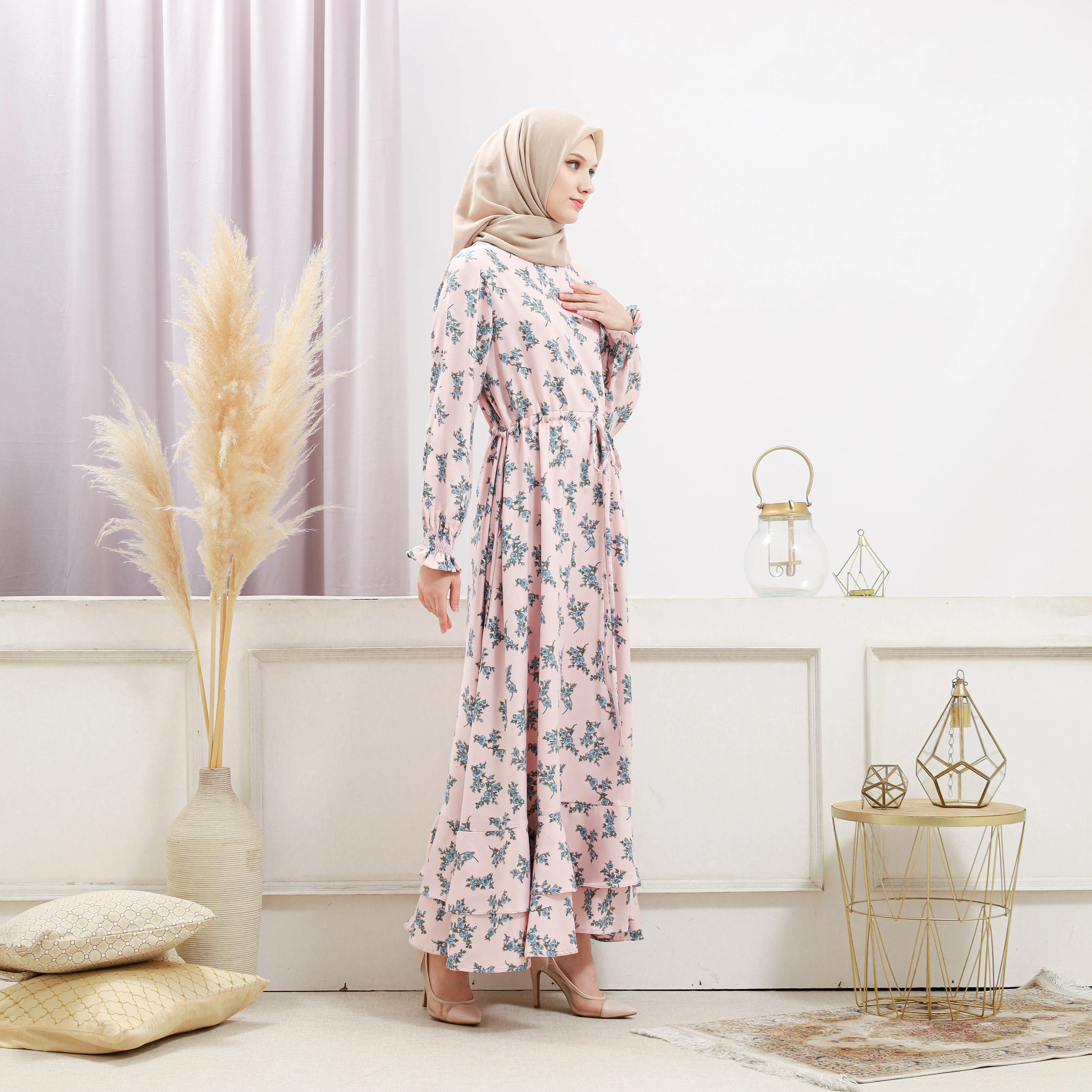 Women's Pearl Floral Dress