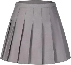 Womens Pleated Skirts Athletic Skort for Womens Tennis Golf Skorts with Shorts Mini Skirt for Casual Pickleball