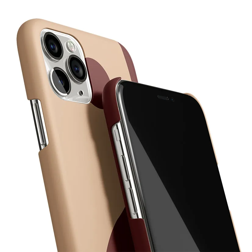 Yin Yang Brown Phone Cover | Matte Case