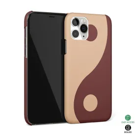 Yin Yang Brown Phone Cover | Matte Case