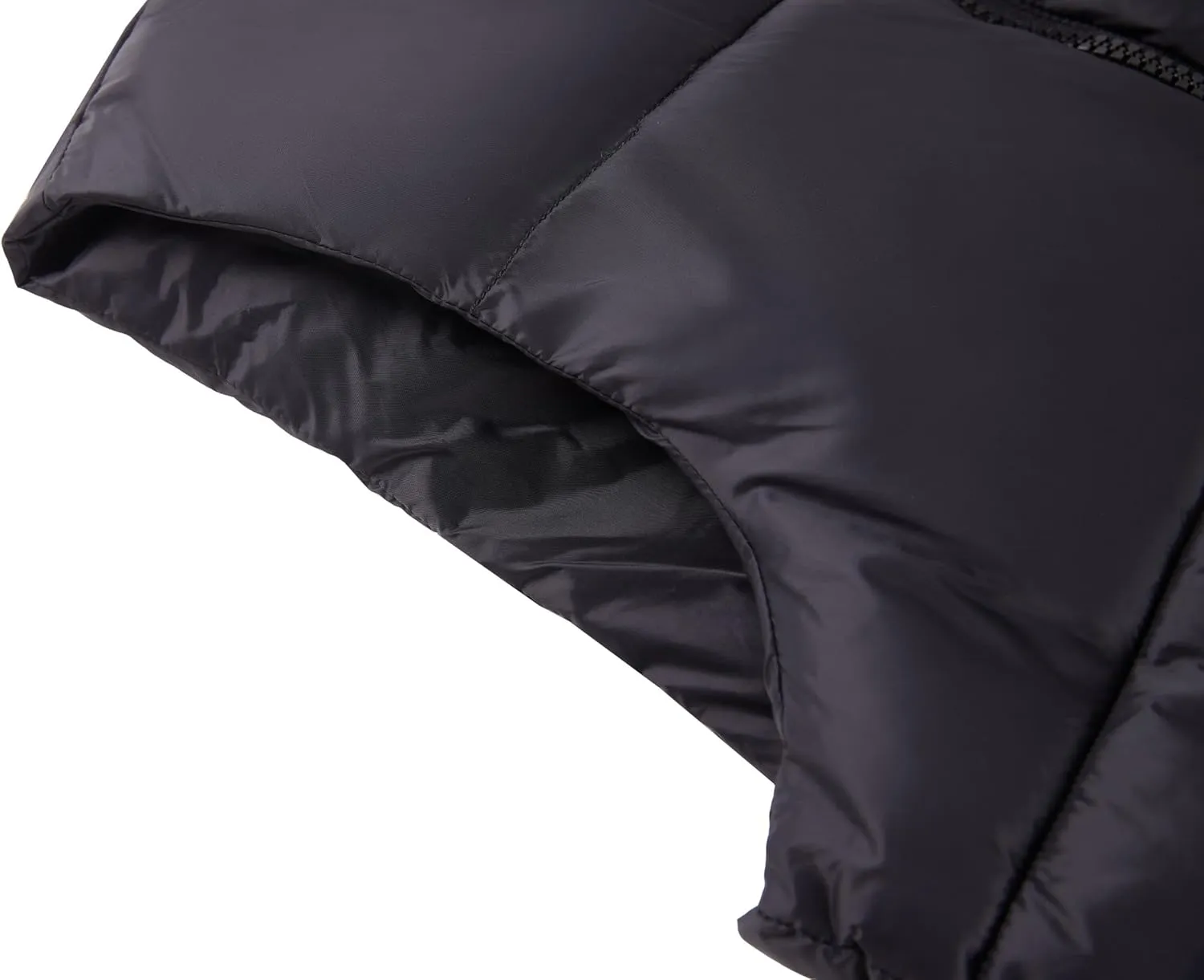 YSW Women's Cropped Puffer Vest Winter Warm Lightweight Sleeveless Outerwear Vests Stand Collar Padded Gilet